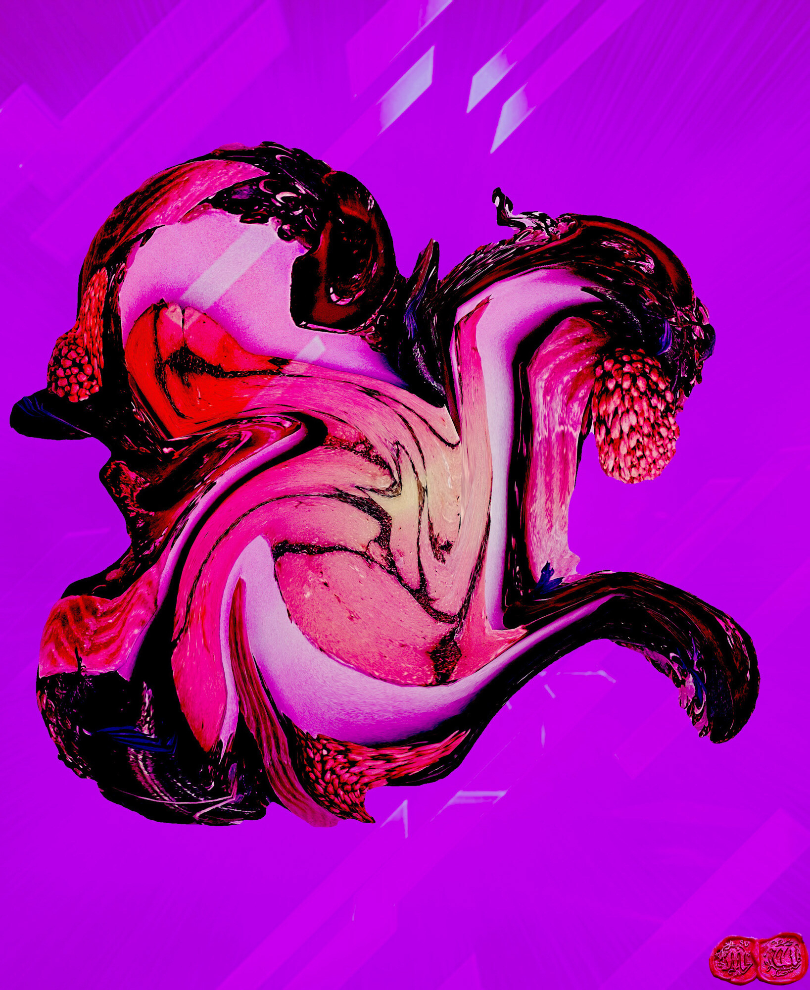 Chevalier Foie Gras Abstract Art
