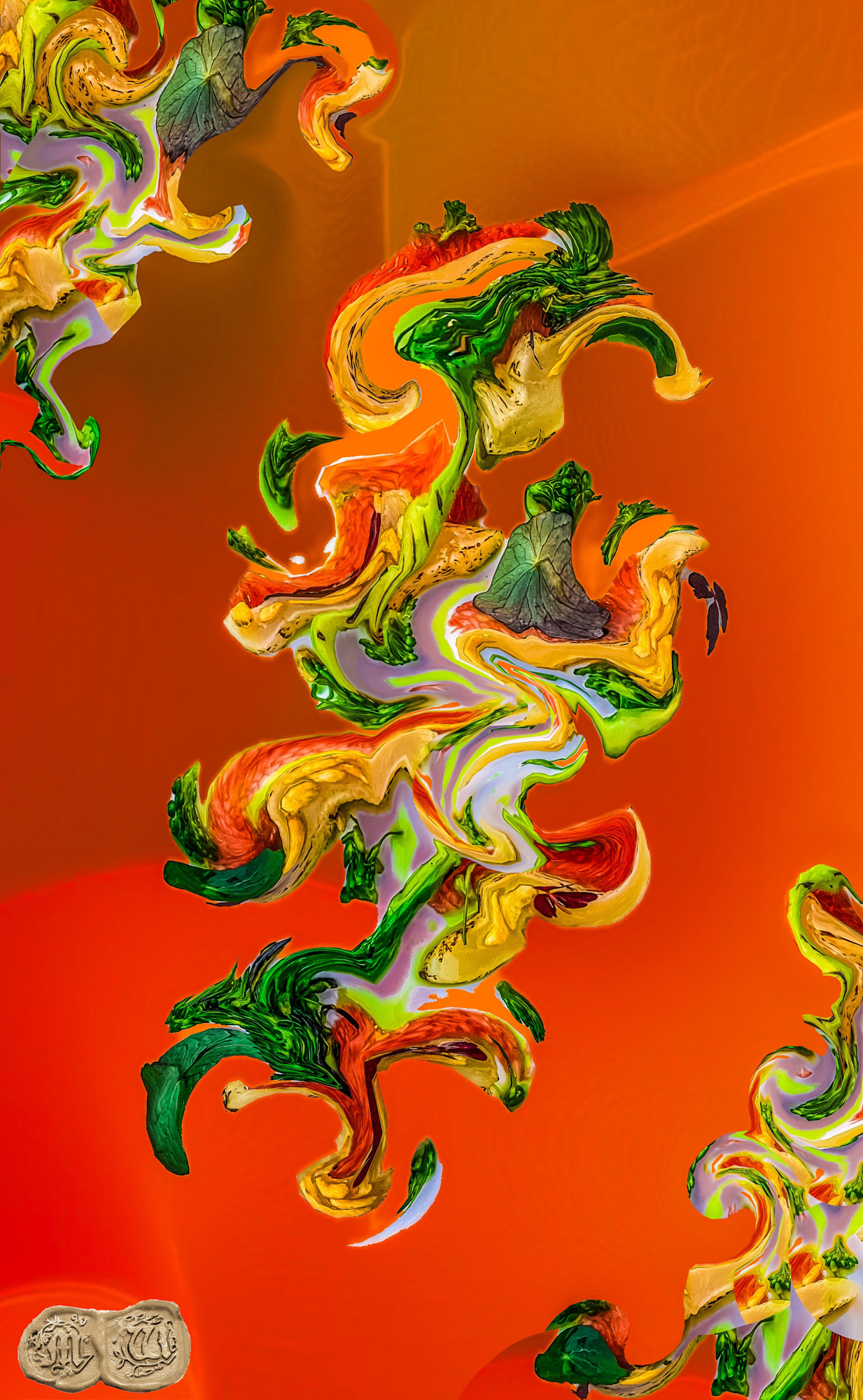 Gravlax Abstract Art