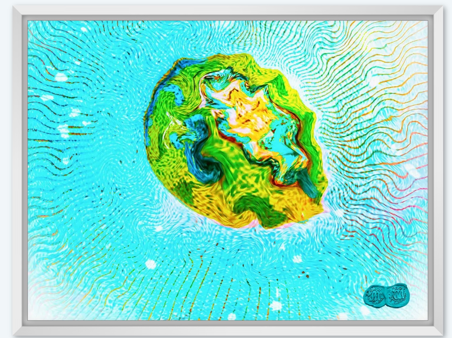 Tropical Paradise Abstract Art