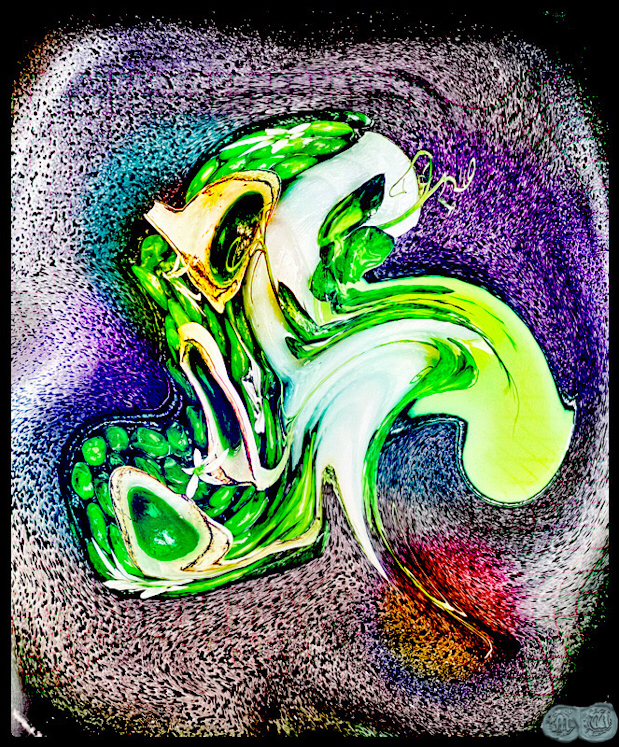 ROSC ART Peas Delight - Contemporary Food Art from Seasonal Ingredient Photography